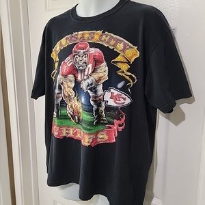 Vintage Kansas City Chiefs Black T-Shirt X-Large